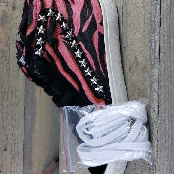 Vintage Havana Kings Distressed Studded High Tops - Picture 8 of 12